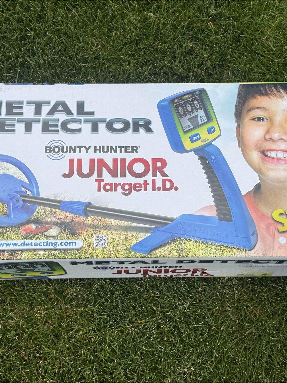 Bounty Hunter Junior Target I.D. Kids Metal Detector - Blue